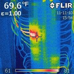 Thermal imaging cameras use heat signatures to identify a variety of problems that could not be seen with the human eye.