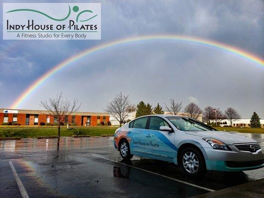 Life can be rainbows and unicorns if you look around to see what you can find. We hope you'll come find us at Indy House of Pilates today!