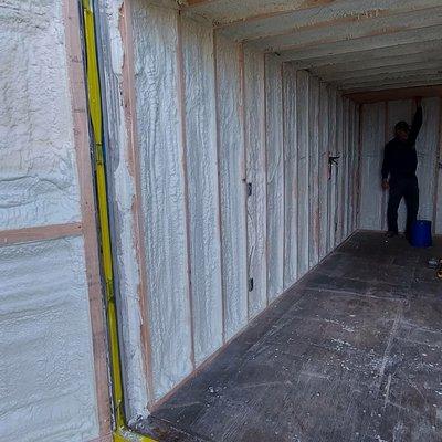 Shipping container insulation