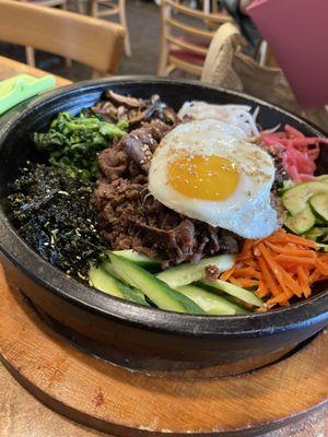 Beef bibimbap