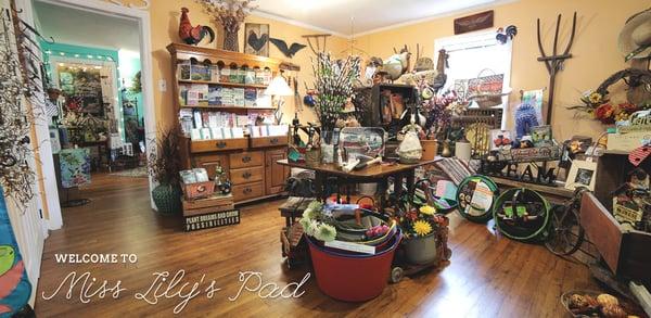 Miss Lily's Pad Gift Shop Located at Kiefer Nursery