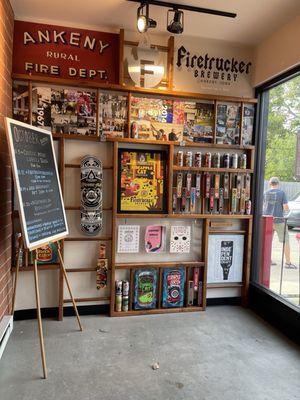 Inside of Firetrucker