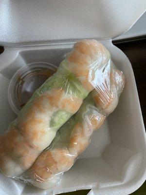 #11 goi cuon = Vietnamese summer rolls (2)