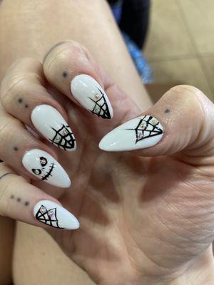 Nightmare before Christmas nails