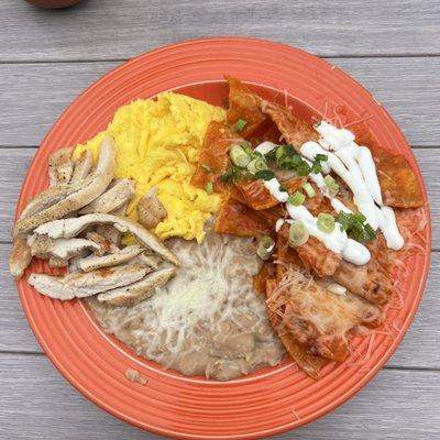 Chilaquiles + Chicken