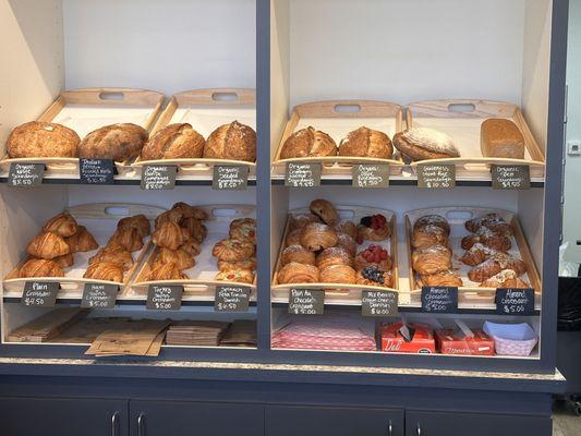 More pastries and bread I see my favorite danishes and love bread