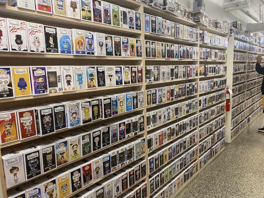 Wall of Funko Pops