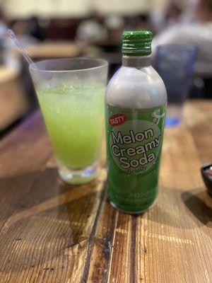 Melon cream soda my favorite!