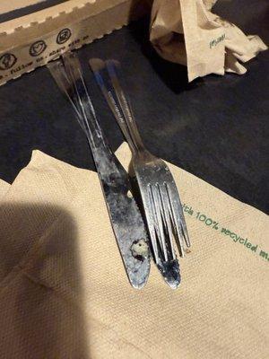 filthy silverware