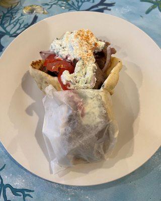 Lamb Gyro Sandwich