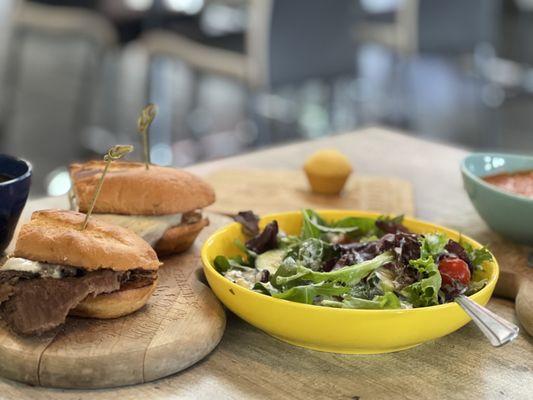 French Dip sandwich and side salad !