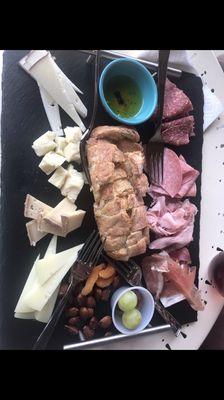 Meat and cheese board