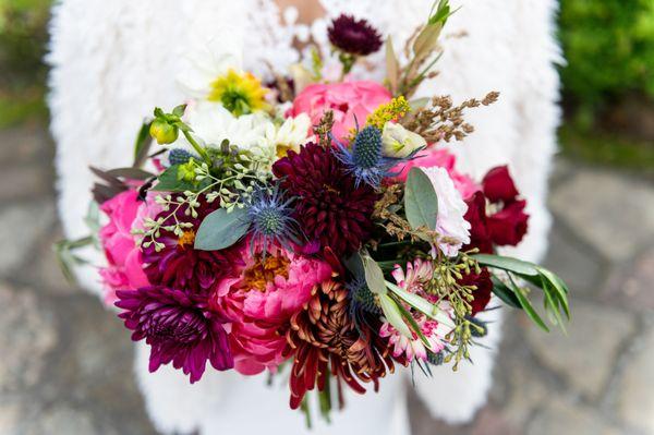 My gorgeous fall bridal bouquet!