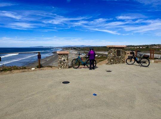 View of South Carlsbad State Beach from the Alila Marea Beach Resort in Encinitas.