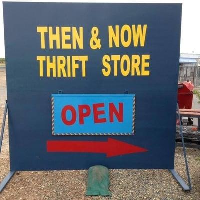 Then & Now Thrift Store right next to Madera Ranchos