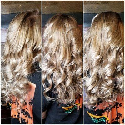 Balayage cut and style