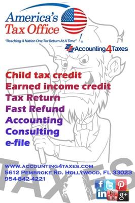 Accounting4taxes.com , Child Tax Credit, Earned Income Credit, Tax Refund, Efile, Accounting