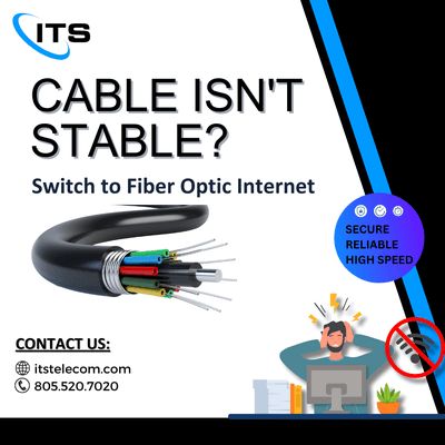 Tired of unstable internet connections? Switch to Fiber Optic Internet today.