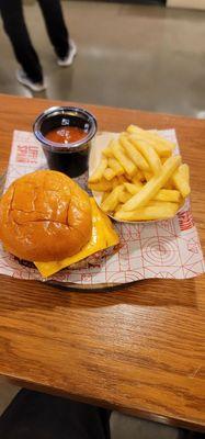 Burger and Fries