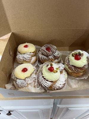 Zeppole's they are the best ... but everything is delicious , from pizza to pastry