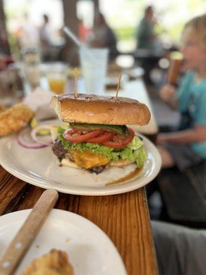 Beef tenderloin sandwich