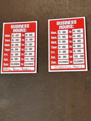 Business Hours