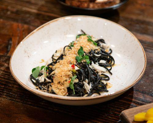 Squid ink Chittara