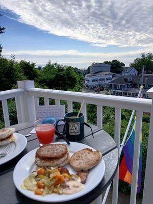 Breakfast at Two Village Square Inn