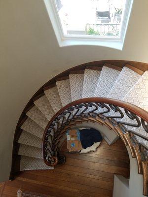 Custom stair runner!