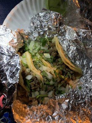 Tacos asada