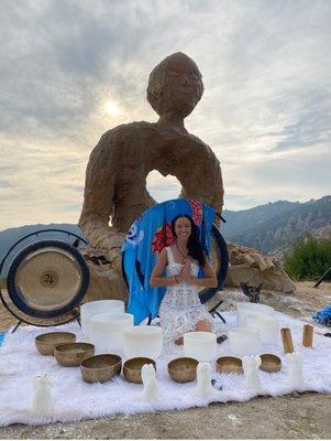 Sound Bath overlooking the Ocean in Malibu