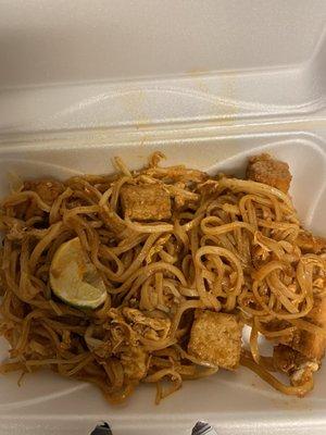 Pad Thai with Tofu