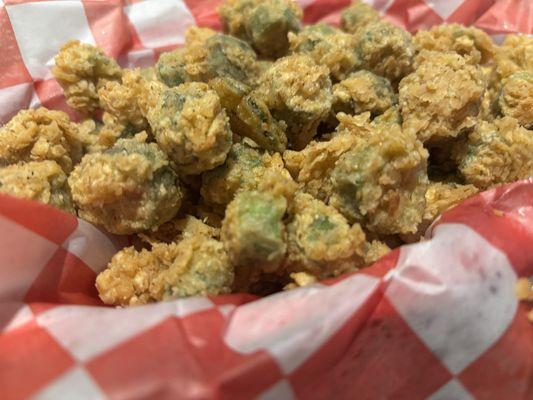 Fried okra