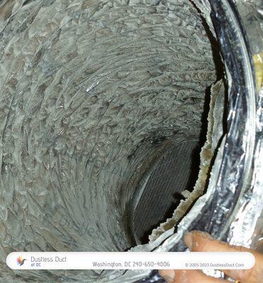 Process of Air Duct Cleaning by Dustless Duct of DC