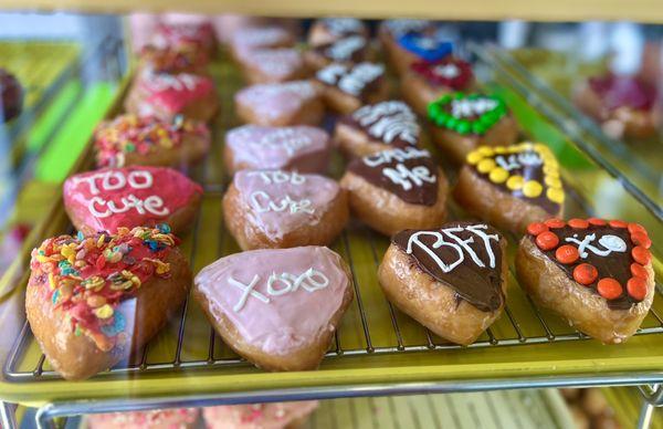 Such cute Valentines Day themed donuts 2/14/23!!