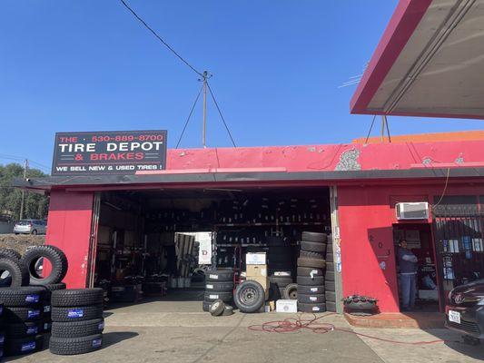 Tire Depot and Brakes in Auburn, CA. Thank you Moe and Grouve for fixing my tire....A Five Star Tire Repair! Julie A