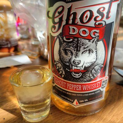 The Ghost Dog, awesome Ghost Pepper Whiskey!