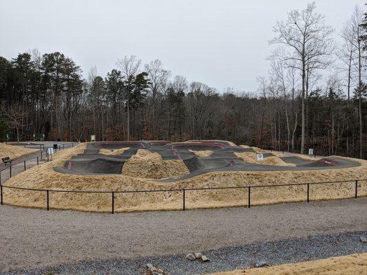 Pump track at George Poston Park