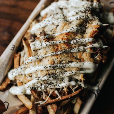 Parmesan Garlic fry pile