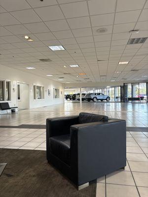 Showroom and lounge area