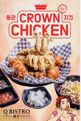 New menu $21.99 Crown Chicken