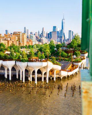 View from Pier 57 rooftop park