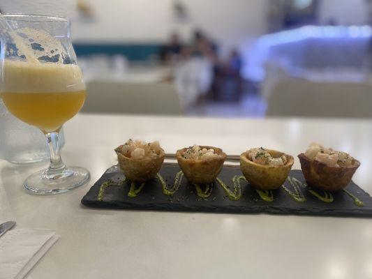 Tostones rellenos camarones stuffed plantains with shrimp