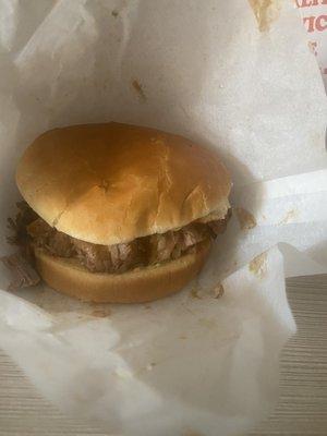 Regular Beef Brisket Sandwich