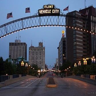 Overview of S. Saginaw Street.