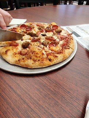 Carnivore pizza