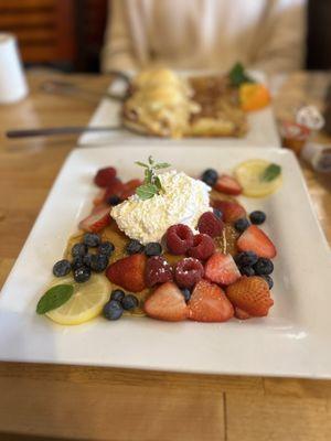 Ricotta lemon pancake