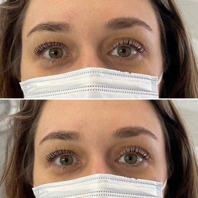 Beautiful lash lift by Rebecca