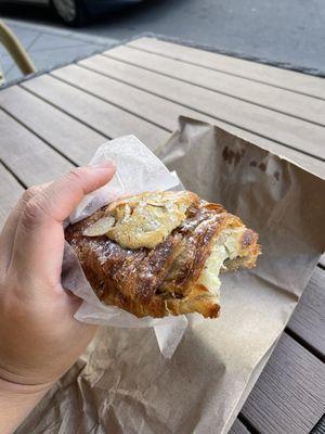 Chocolate almond croissant