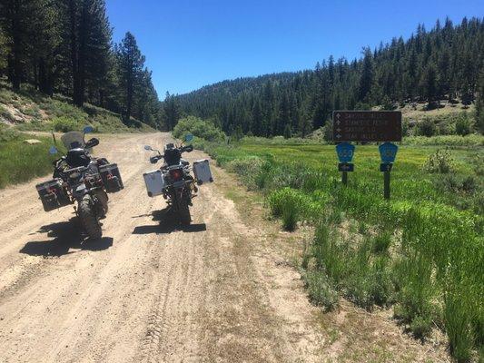 Reno to Loyalton via Dog Valley road. Beautiful scenery and sweet riding.